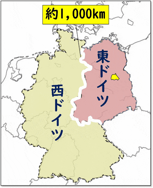 ベルリンの壁 東西ドイツ 国境