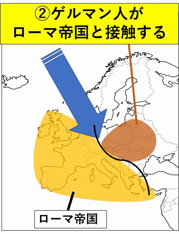 ゲルマン人大移動 ローマ帝国