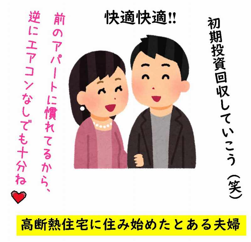 高断熱住宅　Ua値　熱損失
